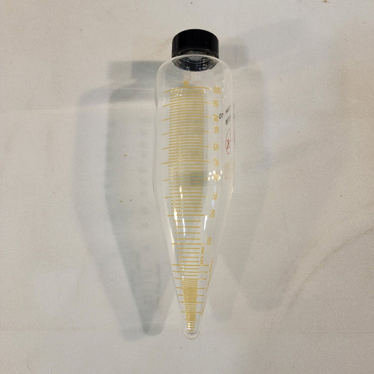 Lot of 1, L-K Industries S12D THD 100mL Short Cone Centrifuge Tube ASTM Glass