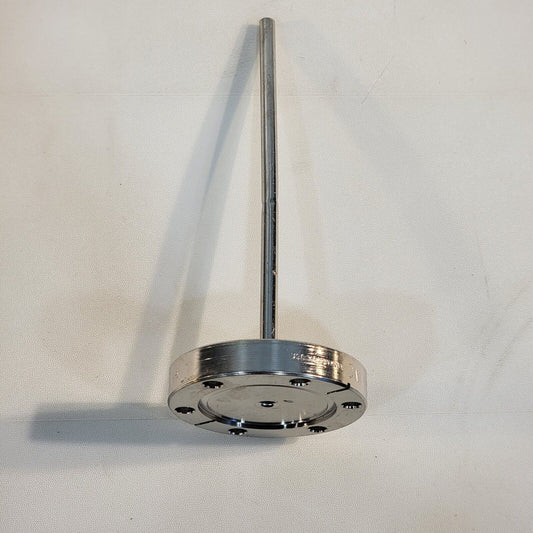 MDC 2.75" Conflat DN35CF-DN40CF CF To 1/4" Tube Adapter 6" Long Stainless Vacuum