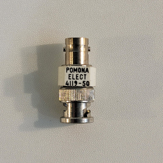 Pomona Electronics 4119-50 Terminator Coax Adapter 50 Ohm 2W BNC RF 500MHz