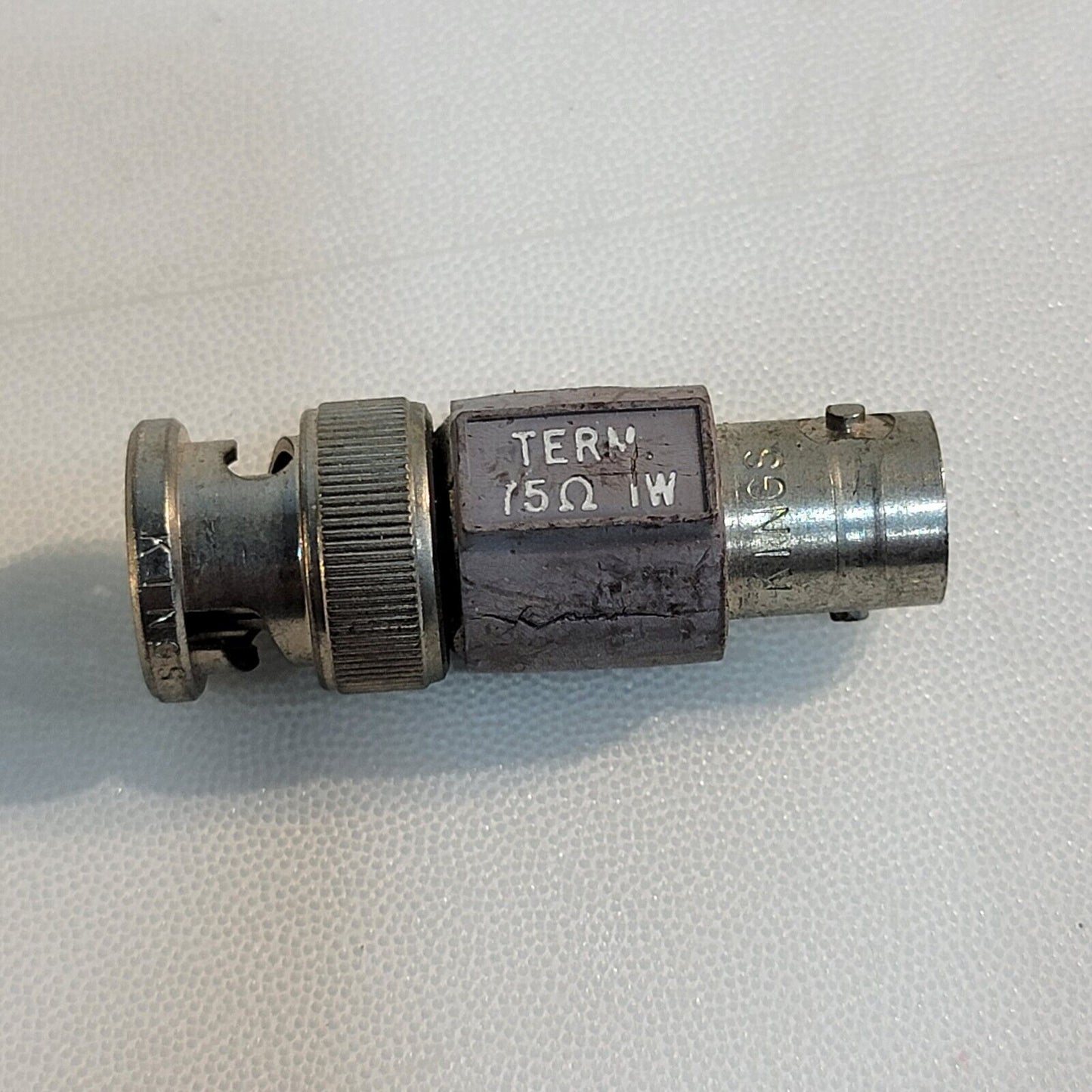 Tektronix Tek 011-055 BNC RF Termination Adapter 75 Ohm 1W