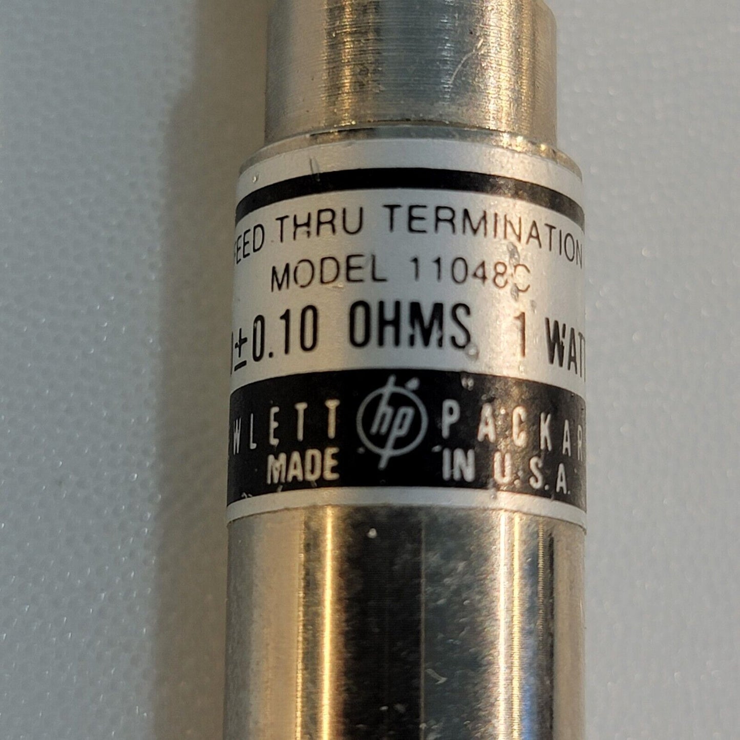 Hewlett Packard HP 11048C BNC Feed-Thru Termination 50 Ohm, 1 Watt RF