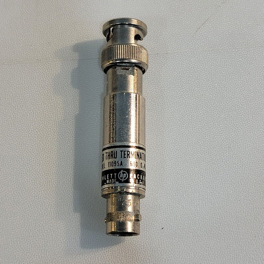 HP Hewlett Packard 11095A Feed-Thru Termination RF BNC 600 Ohms