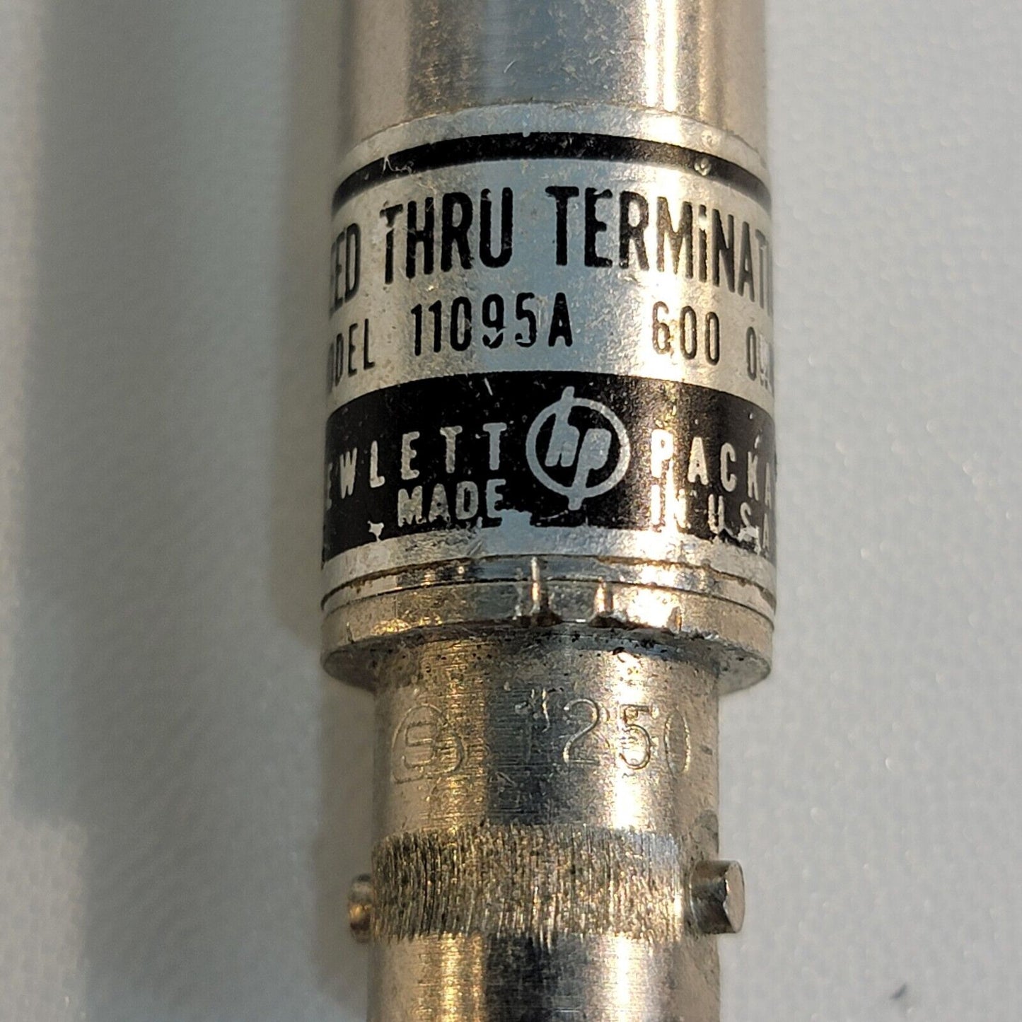 HP Hewlett Packard 11095A Feed-Thru Termination RF BNC 600 Ohms