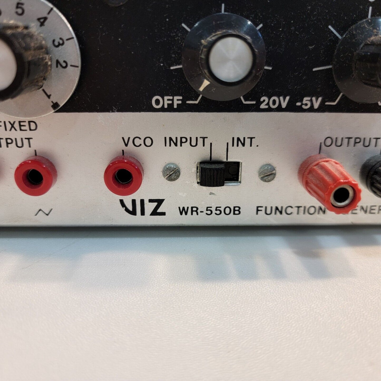 Vintage Viz Function Generator WR-550 B  1 Hz-1 MHz Square Wave Sawtooth Sine