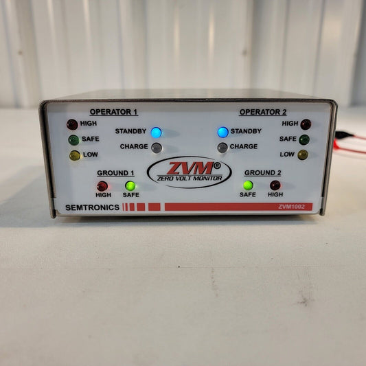 Semtronics ZVM1002 Zero Volt Monitor Static Control Communications Network ESD