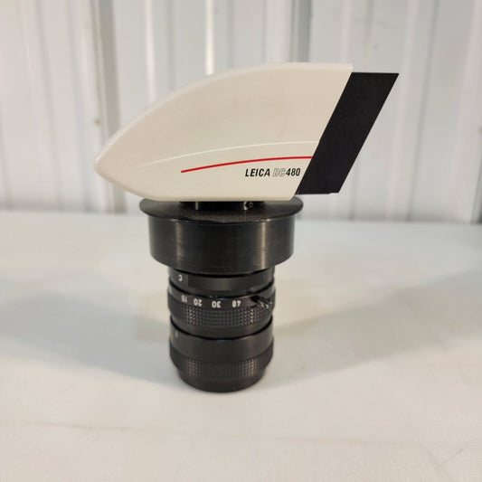 Leica DC480 Ethernet Microscope Camera w/ Microscope Stand Mount and Lens