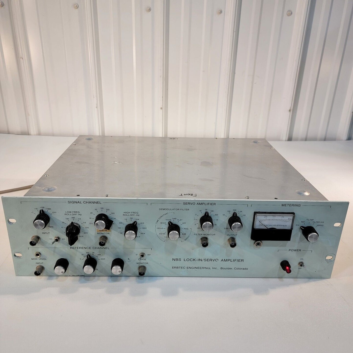 NBS Erbtec Engineering Lock-In Amplifier Servo Amplifier Signal Reference