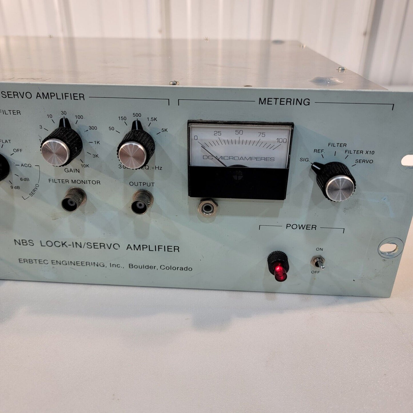 NBS Erbtec Engineering Lock-In Amplifier Servo Amplifier Signal Reference