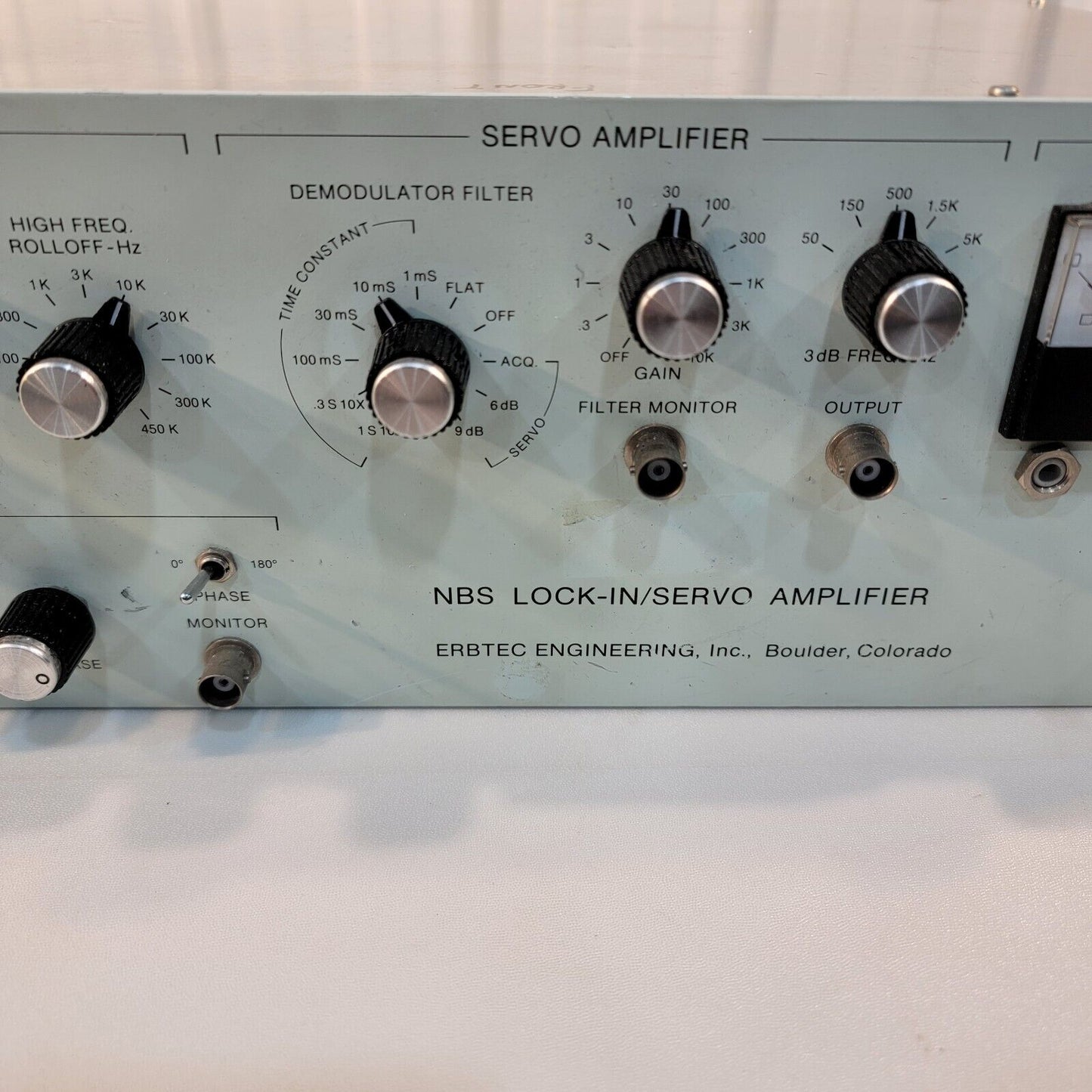 NBS Erbtec Engineering Lock-In Amplifier Servo Amplifier Signal Reference