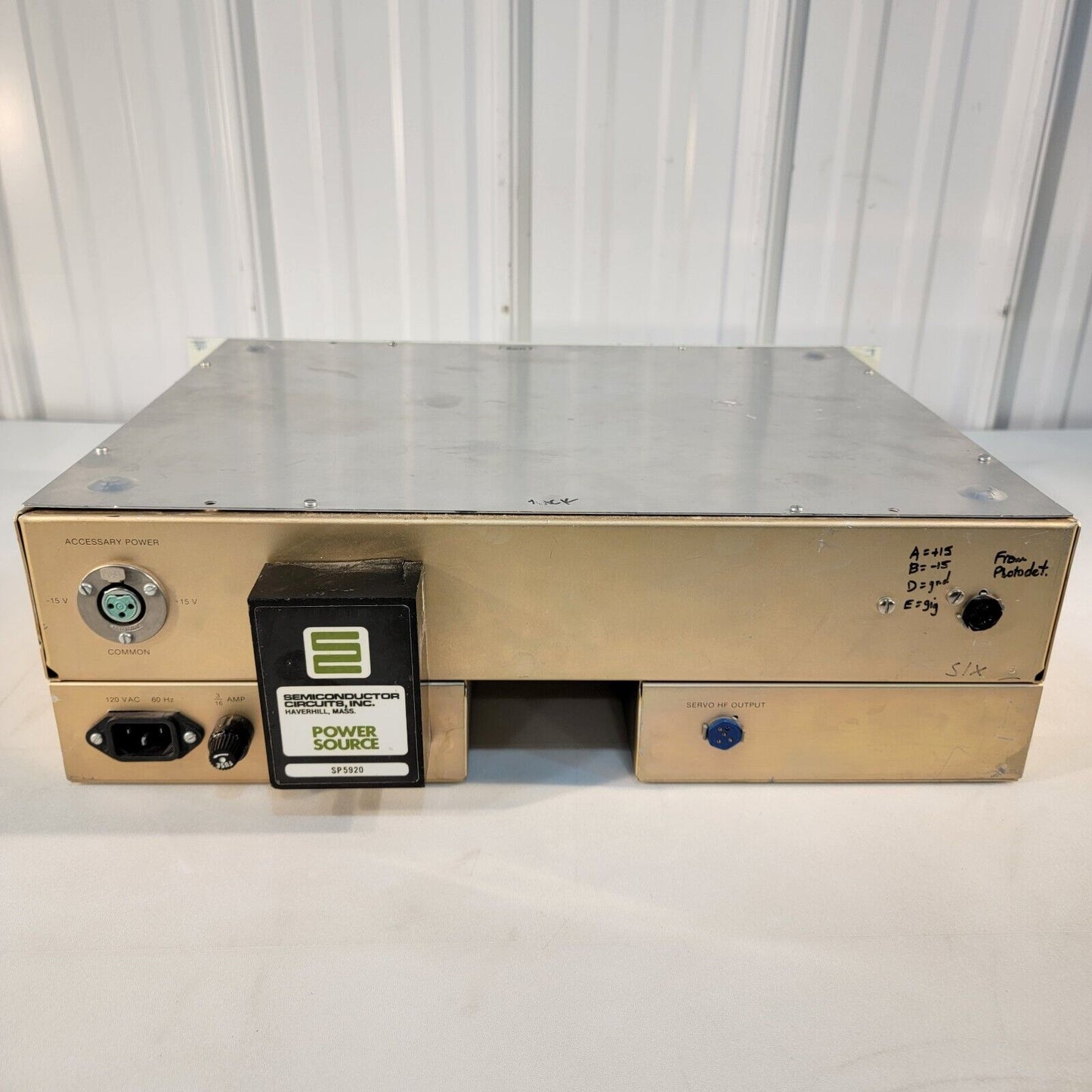 NBS Erbtec Engineering Lock-In Amplifier Servo Amplifier Signal Reference