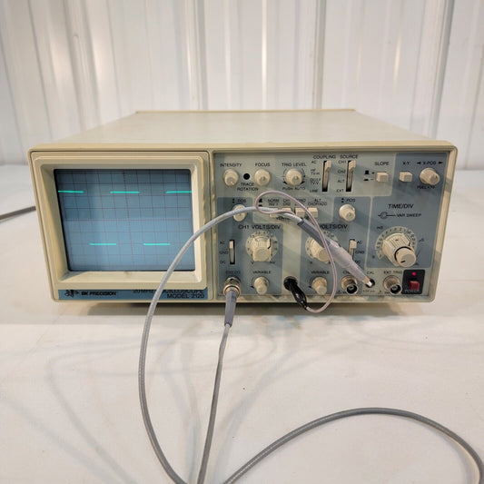 Tested Works Vintage BK Precision 2120 Dual Channel 20 MHz Analog Oscilloscope