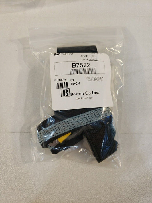 Botron B7522 Toe Grounder With 1 Meg Res ESD Electrostatic Discharge Safety