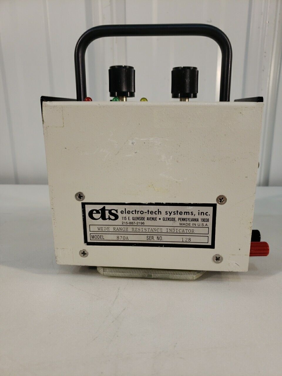 ETS Electro Tech Systems 870A Wide Range Resistance Indicator