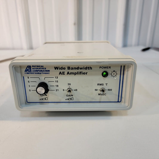 Physical Acoustics Corporation AE2A  Wide Bandwidth AE Amplifier  100-1200 kHz