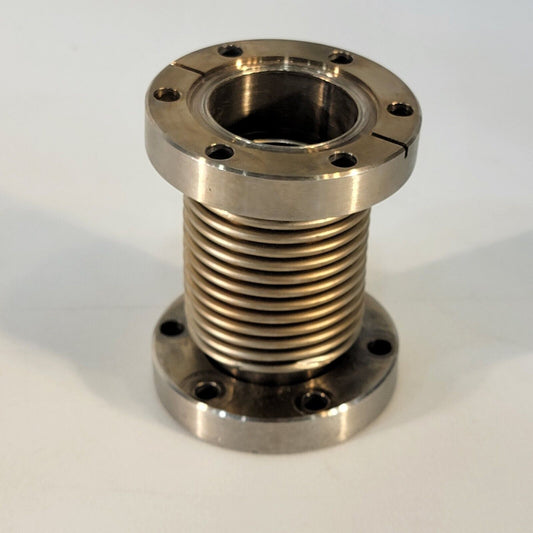 DN35CF-DN40CF 2.75" CF Conflat Bellows High Vacuum 3.5" Long Flexible Coupling