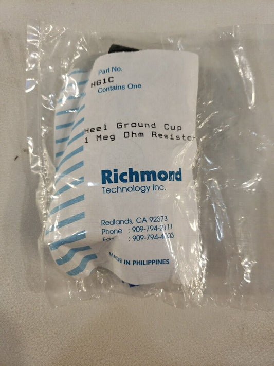 Richmond Technology HG1C Heel Ground Cup 1 Meg Ohm Electrostatic Safety