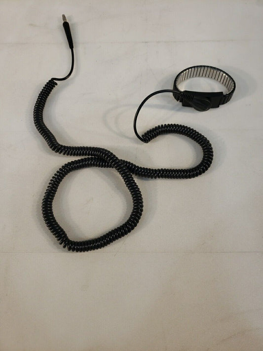 Desco 09041 Wriststrap With Grounding Cord Banana Clip ESD Electrostatic Safety