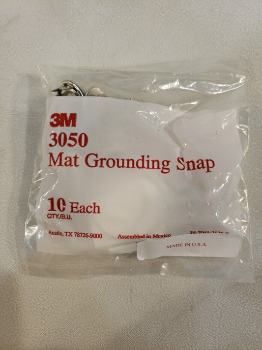 3M 3050 Mat Grounding Snap 10-pack Prong Clinch Electrostatic Discharge ESD