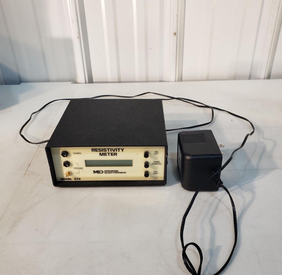 272 Meter Example Monroe Electronics 272 Resistivity Meter ESD Electrostatic Safety – Lab ...