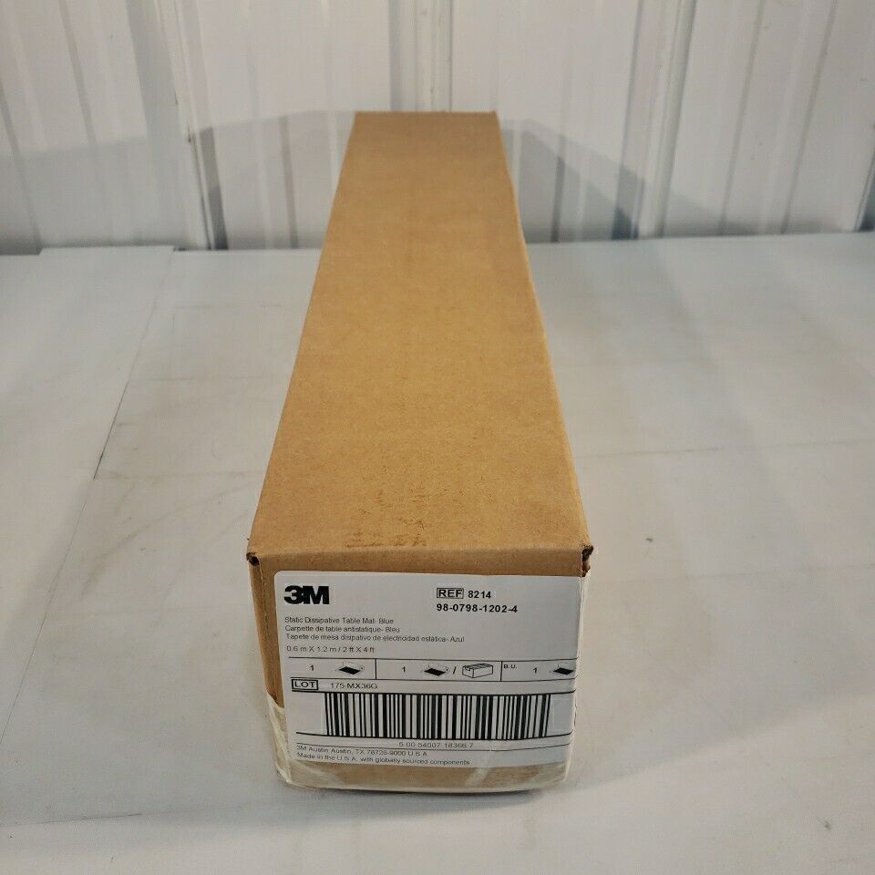 3M 8214 Static Dissipative Table Mat 2ft x 4ft Electrostatic Discharge ...