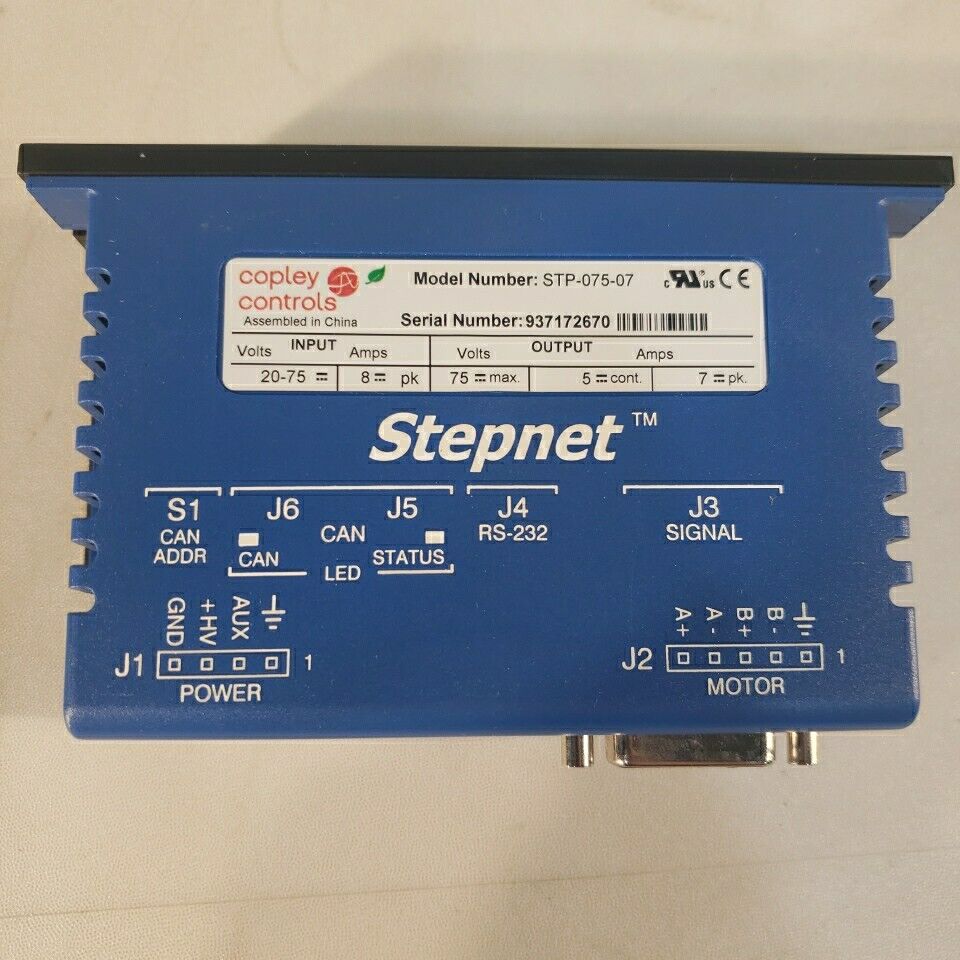 Copley Controls STP-075-07 Stepnet Stepping Motor Drive Controller CANopen