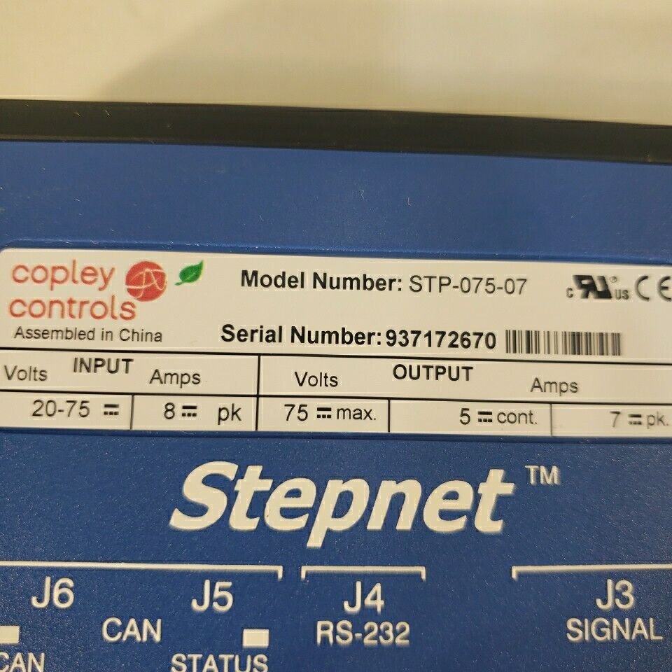 Copley Controls STP-075-07 Stepnet Stepping Motor Drive Controller CANopen