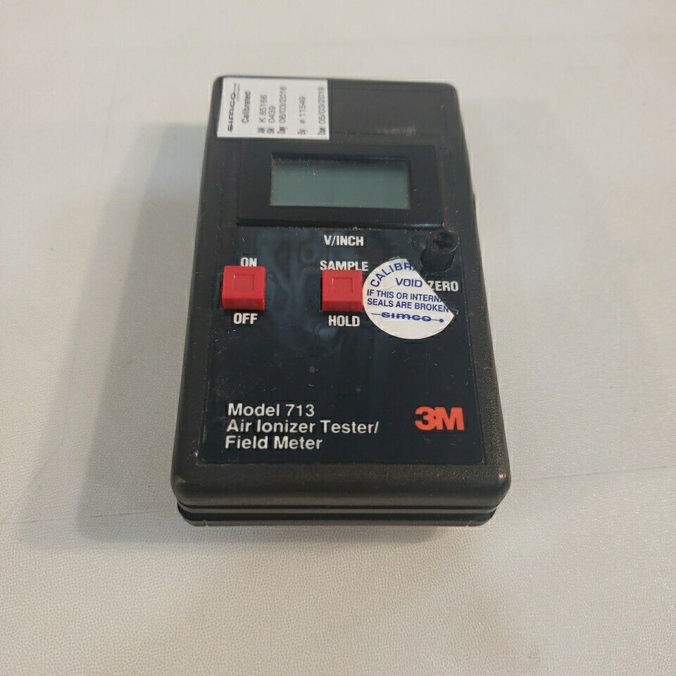 3M 713 Air Ionizer Tester Field Meter Electrostatic Discharge ESD Safety