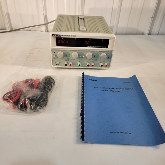Matrix MPS-3010H-3 DC Adjustable Linear Bench Power Supply 30V/10A 615W DIM