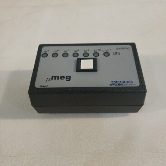 Desco MicroMeg Pocket Megohmmeter Electrostatic Discharge ESD Safety Grounding