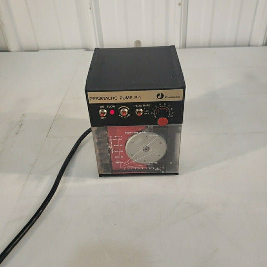 Pharmacia P-1 Peristaltic Pump Adjustable Reversable Variable Speed Laboratory