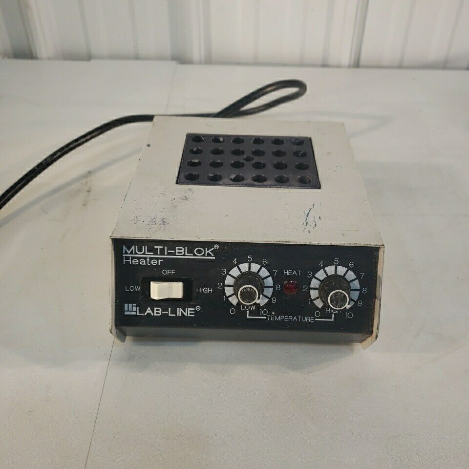 Lab Line Multi Extraction Heater Lab Line 2050-1 Multi-Blok Heater Dry Bath Incubator Laboratory 100W ...