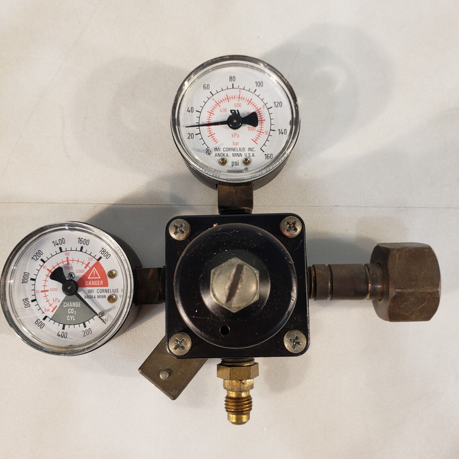 WIKA PL-160 Primary Reg Inlet Pressure Regulator w/ Gauge 500-2600psi ...