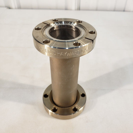 MDC DN35CF-DN40CF 2.75" CF Conflat Full Nipple 5" Long High Vacuum Stainless