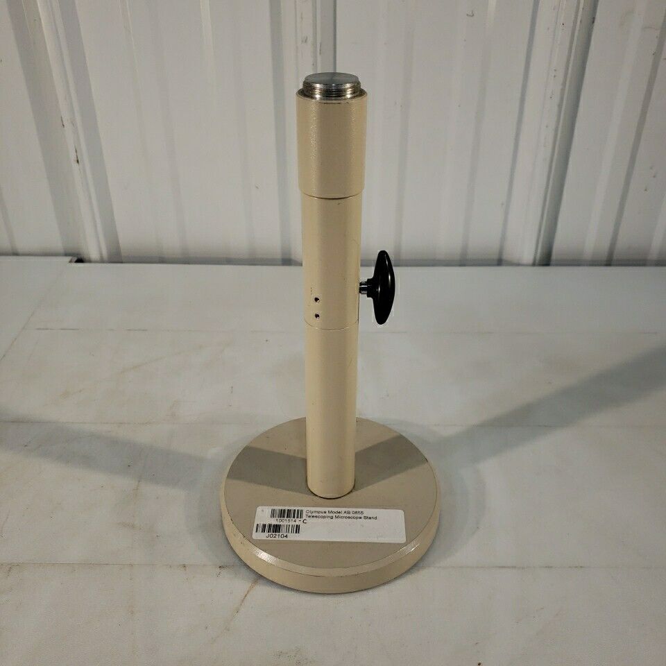 Olympus AB 0655 Telescoping Microscope Stand 1" Diameter Adjustable 10.5-16"