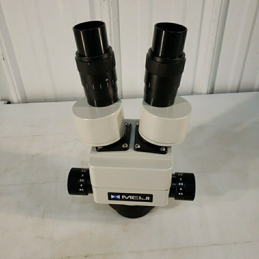 Meiji Stereo Zoom Microscope NO EYEPIECES 0.7-4.5 Focus Adjustable Lens Height