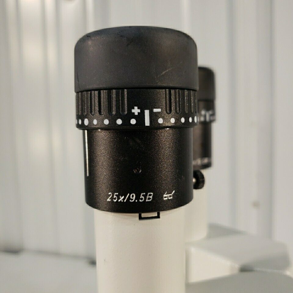 Leica MS5 Microscope Stereozoom Adjustable Height 0.63-4 Zoom w/ 25x Eyepieces