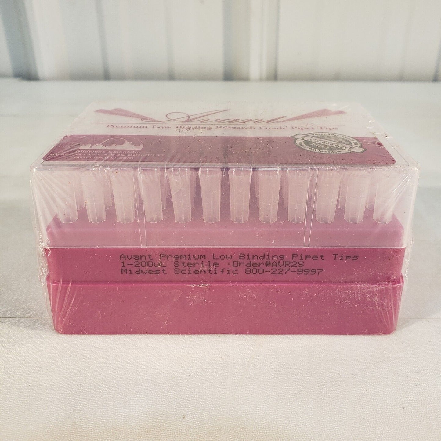 Avant AVR2S Pipette Tips 1-200uL Low Binding Research Grade Graduated 96 Tips