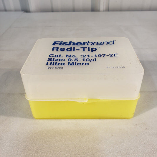 Fisherbrand 21-197-2E Redi-Tip 0.5-10uL Ultra Micro Pipette Tips