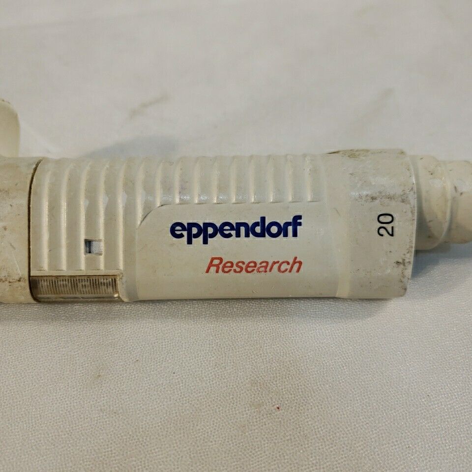 Lot of 3 Eppendorf Research Pipette 1-20uL 2x 20-200uL Variable Single Channel