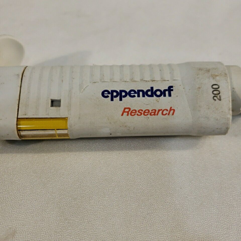 Lot of 3 Eppendorf Research Pipette 1-20uL 2x 20-200uL Variable Single Channel