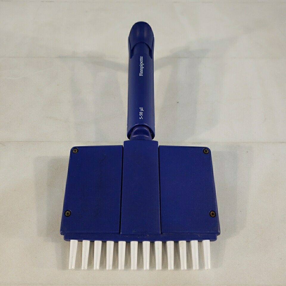 Fisherbrand Finnpipette 12 MultiChannel Adjustable 5-50 uL Pipette pip ...