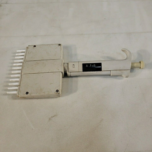 Labsystems 4510 Adjustable 5-50 uL 12-channel Precision Pipette Pipettor