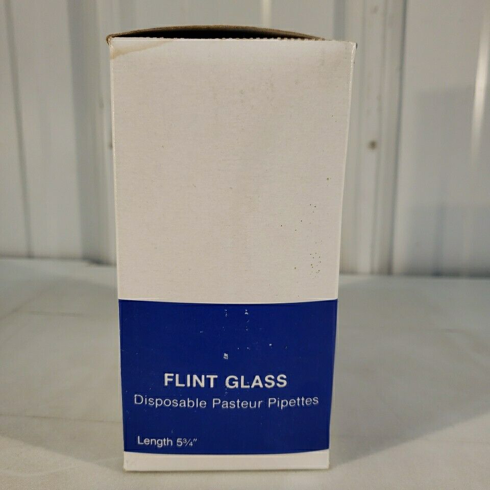 Flint Glass Disposable Pasteur Pipettes Easel Dispenser 5.75" ~250/box