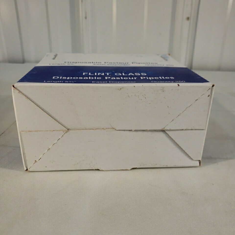 Flint Glass Disposable Pasteur Pipettes Easel Dispenser 5.75" ~250/box