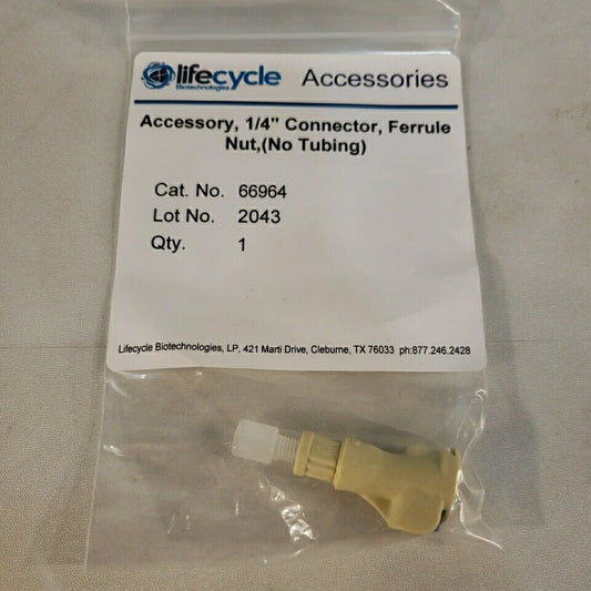 Lifecycle 66964 1/4" Connector Ferrule CHEM+NECT HPLC Tubing CPC Quick Connect