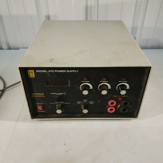 Teledyne ISCO 470 Adjustable DC Power Supply 2-200W 40-1000V Output High Voltage