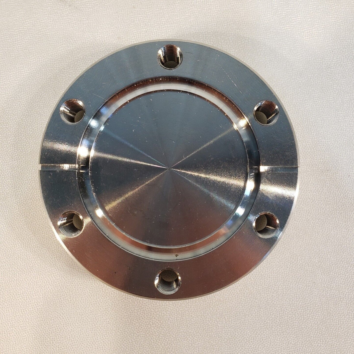 MDC 2.75" DN35CF Tapped Hole Blank High Vacuum Stainless Steel Conflat ...