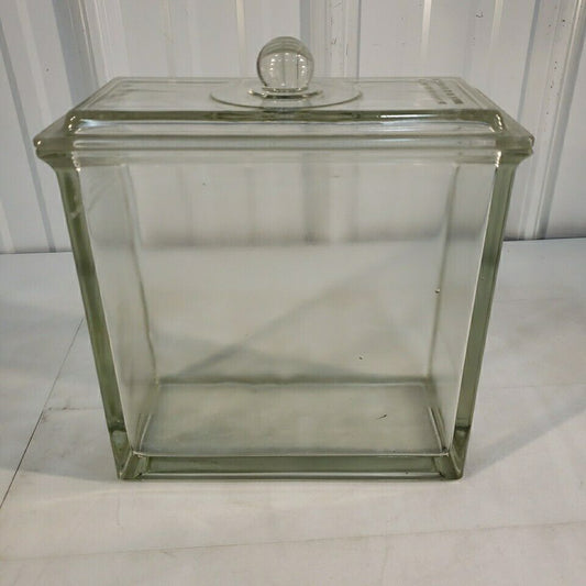 Desaga Heidelberg Glass Storage Container With Lid 9"x9"x4.25"