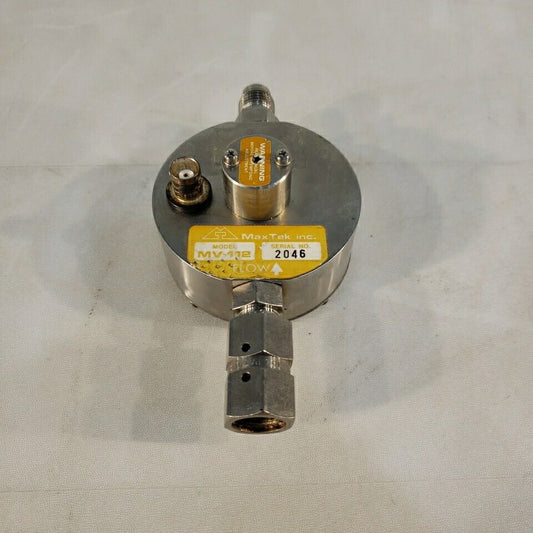 MaxTek MV-112 Piezoelectric Precision Gas Leak Flow Valve 1/4" VCR Fittings