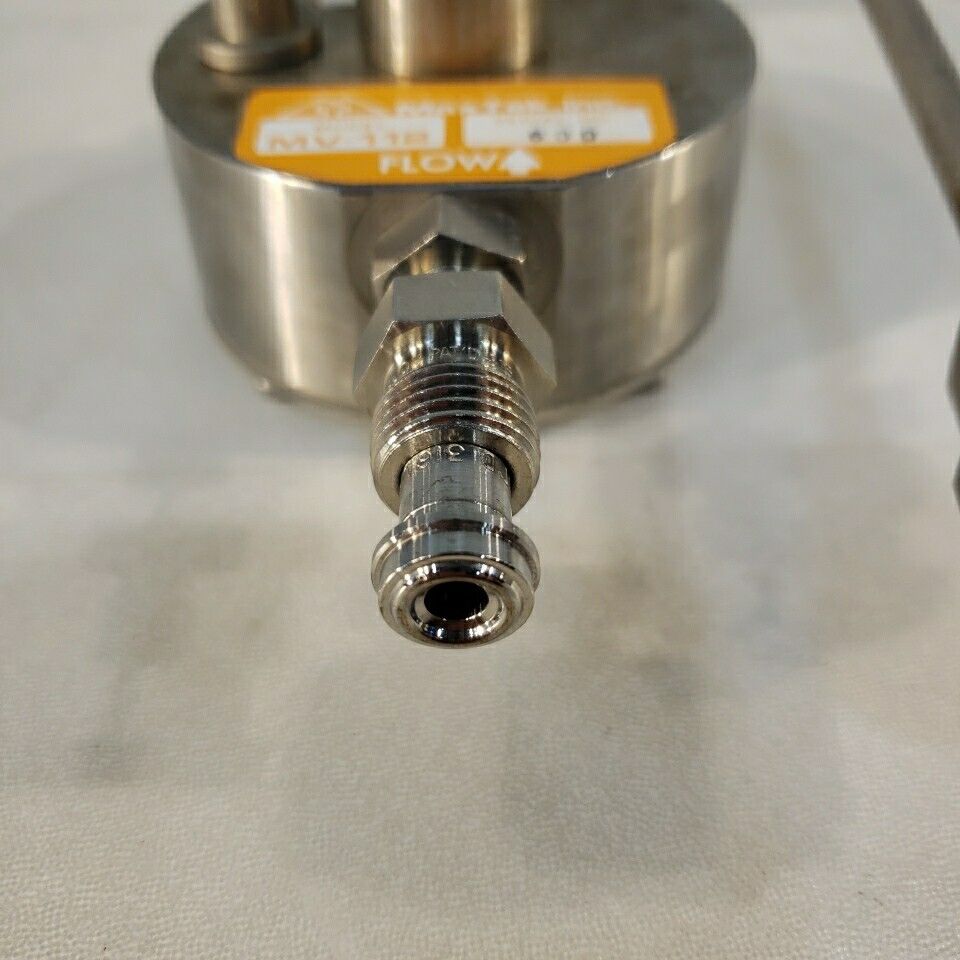 MaxTek MV-112 Inficon 017-461-G1 Piezoelectric Gas Leak Flow Valve 1/4" VCR